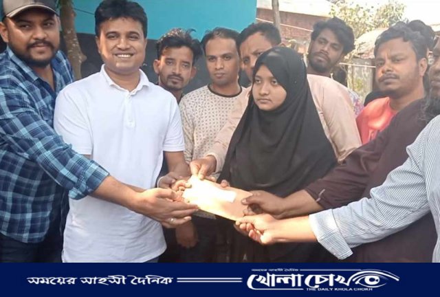 ভাঙ্গায় তারেক রহমানের পক্ষ থেকে মেডিকেলে চান্স পাওয়া ইমা আক্তারের হাতে নগদ অর্থ প্রদানঃ যাবতীয় খরচ বহনের আশ্বাস 