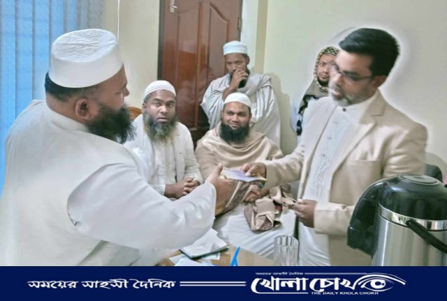 ফরিদপুর-৪ আসনের বিভিন্ন মাদরাসায় মাওলানা মিজান মোল্লার অনুদান প্রদান
