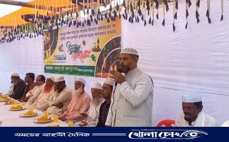 করববাসীর রুহের মাগফেরাত কামনায় তরুণ যুব সংঘের ইফতার ও দোয়া মাহফিল