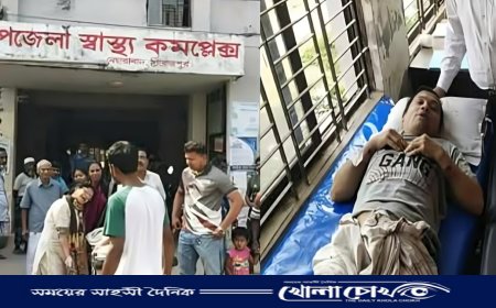 চাঁদার দাবিতে পিতা-পুত্রকে পিটিয়ে আহত