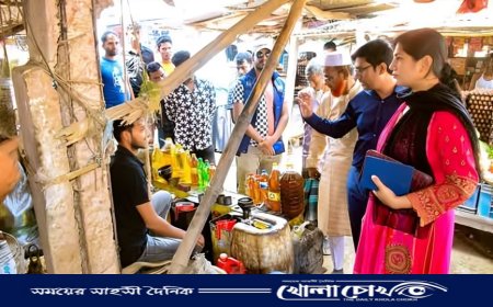 মাগুরার মহম্মদপুরে বাজার মনিটরিং, নিত্যপণ্যের দাম সহনীয় রাখার উদ্যোগ