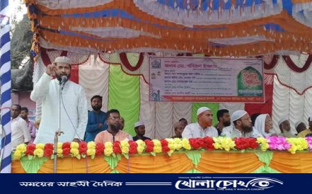 "ইসলামী মূল্যবোধেই সুন্দর সমাজ গঠনের পথ" – খবিরুল ইসলাম