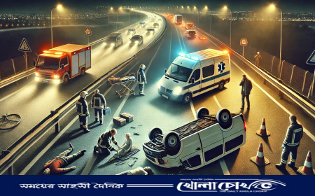 গৌরনদীতে সড়ক দুর্ঘটনায় ভ্যান চালকসহ দুইজন নিহত