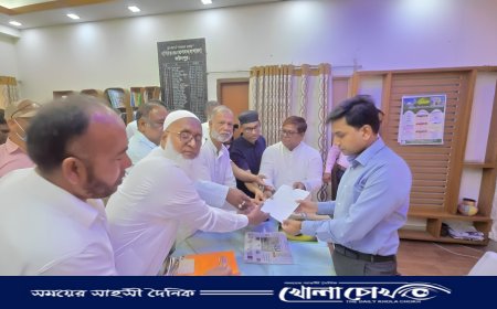 ইটভাটা মালিক সমিতির সাত দফা দাবিতে জেলা প্রশাসকের কাছে স্মারকলিপি প্রদান