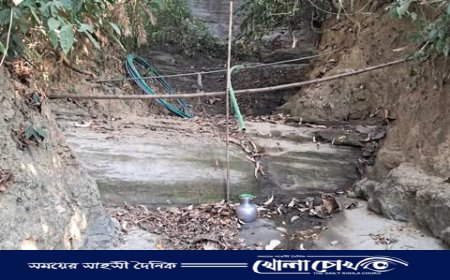 বান্দরবানের রিঝুক পাড়ায় বিশুদ্ধ পানির তীব্র সংকট