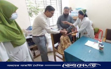 মহম্মদপুরে ভিটামিন এ প্লাস ক্যাম্পিং এর শুভ উদ্বোধন 
