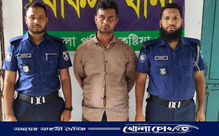 খোকসায় ব্যাটারিচালিত ভ্যান চুরির সময় চোর আটক