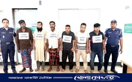 আশুলিয়ায় স্বর্ণের দোকানে ডাকাতির ঘটনায় গ্রেপ্তার ৬