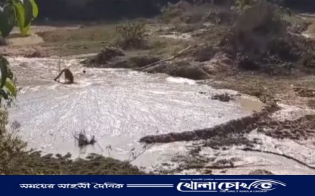 বান্দরবানে বিএনপি'র নাম ব্যবহার করে অবৈধ বালু উত্তোলন, সাংবাদিকদের হুমকি