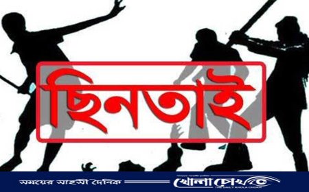 দিনদুপুরে ভ্যানচালককে কুপিয়ে টাকা ও মোবাইল ছিনতাই