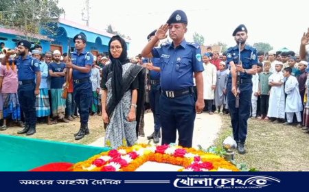 বীর মুক্তিযোদ্ধা বশির আহমেদের রাষ্ট্রীয় মর্যাদায় দাফন সম্পন্ন