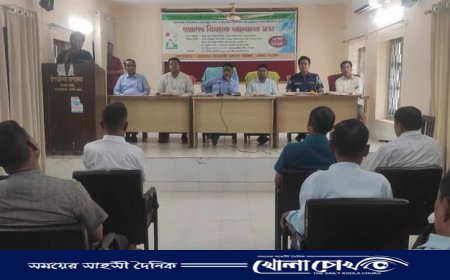 রোয়াংছড়িতে হেডম্যান-কারবারীদের প্রথাগত বিষয়ক মতবিনিময় সভা অনুষ্ঠিত