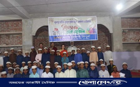 এতিম শিশুদের পাশে খাগড়াছড়ি জেলা পরিষদ চেয়ারম্যান