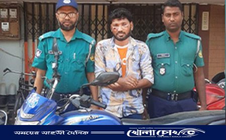রাজশাহীতে মোটরসাইকেল চোর গ্রেফতার