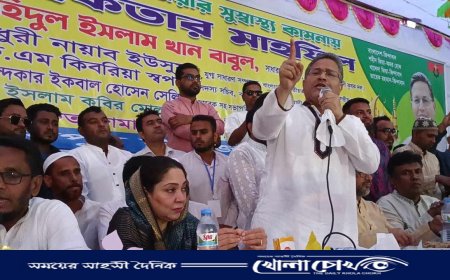 জনগণের পাশে থেকে উন্নয়নে কাজ করবো – শহিদুল ইসলাম বাবুল