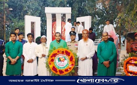 রাণীনগরে মহান স্বাধীনতা ও জাতীয় দিবস উদযাপন