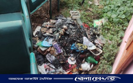 ফরিদপুরে চকবাজার বণিক সমিতি কার্যালয়ে অগ্নিকান্ড