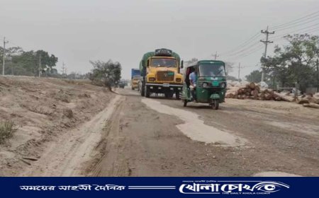 কুমিল্লা-সিলেট মহাসড়কের ব্রাহ্মণবাড়িয়া অংশে ঈদযাত্রায় চরম ভোগান্তির শঙ্কা