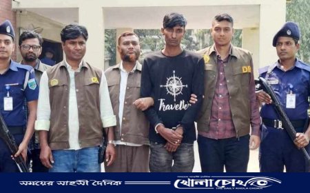 নওগাঁয় এসপির বডিগার্ড পরিচয়ে চাঁদাবাজি, গ্রেফতার-১