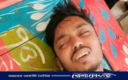 ফরিদপুরের মধুখালীতে বাস-মোটরসাইকেল সংঘর্ষে আহত ১