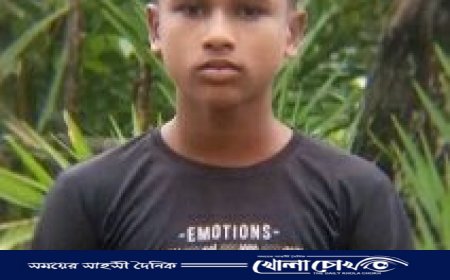 মঠবাড়িয়ায় ধান ক্ষেতের পাশে নালা থেকে স্কুল ছাত্রের মরদেহ উদ্ধার