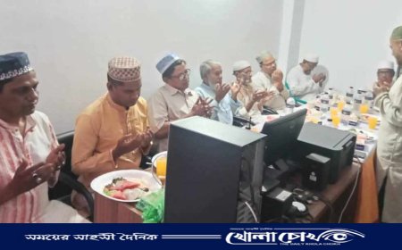 মাগুরার শ্রীপুর প্রেস ক্লাবের উদ্যোগে ইফতার মাহফিল অনুষ্ঠিত