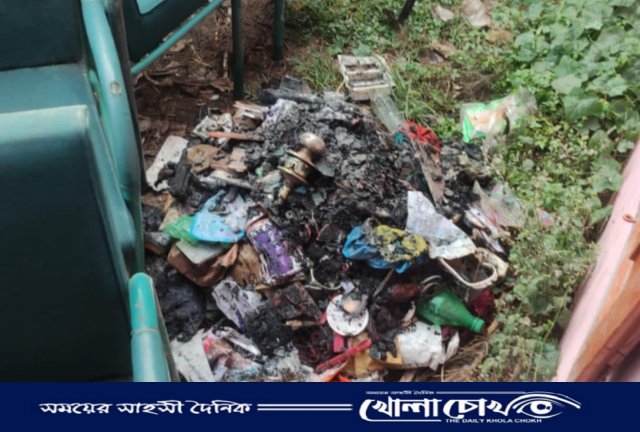 ফরিদপুরে চকবাজার বণিক সমিতি কার্যালয়ে অগ্নিকান্ড