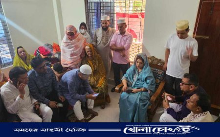 নগরকান্দা প্রেসক্লাবের সভাপতির পিতার মৃত্যুতে শামা ওবায়েদের শোক প্রকাশ
