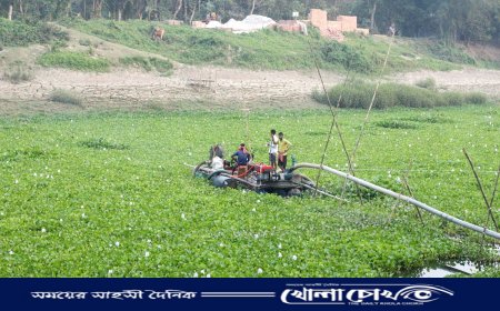 সালথায় অভিযানের পরও কুমার নদ থেকে বালু উত্তোলন