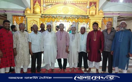 চৌমুহনীতে মন্দিরে নতুন বিগ্রহ প্রতিষ্ঠা দিবস পালন