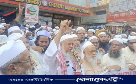 ইসরায়েলি গণহত্যার প্রতিবাদ, দিনভর বিক্ষোভ মিছিল-সমাবেশ