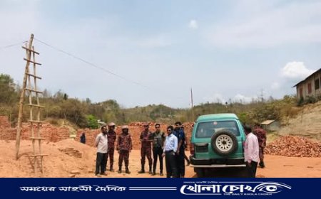 আলীকদমে ইটভাটা সিলগালা, ৫০ হাজার টাকা জরিমানা