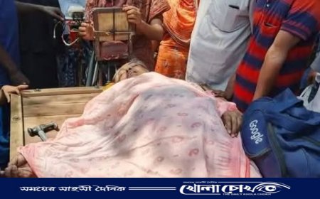 নওগাঁর রাণীনগরে ভ্যানের চাকায় শাড়ির আঁচল পেঁচিয়ে বৃদ্ধার মৃত্যু