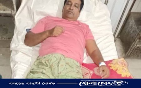 বাজারে চা খেতে গিয়ে হামলার শিকার স্বেচ্ছাসেবক দল সভাপতি