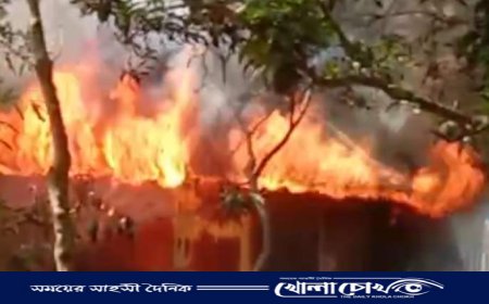 মাগুরার শালিখায় আগুনে পুড়ে প্রতিবন্ধী যুবকের মর্মান্তিক মৃত্যু