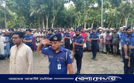 মহম্মদপুরে বীর মুক্তিযোদ্ধা কুদ্দুস শেখের মৃত্যু, পূর্ণ রাষ্ট্রীয় মর্যাদায় দাফন সম্পন্ন