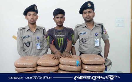 কসবায় মাদকদ্রব্য নিয়ন্ত্রণ অধিদপ্তরের অভিযানে ৪০ কেজি গাঁজাসহ যুবক গ্রেফতার