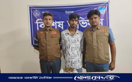 সাভারে ৫০০ গ্রাম গাঁজাসহ মাদক ব্যবসায়ী গ্রেফতার