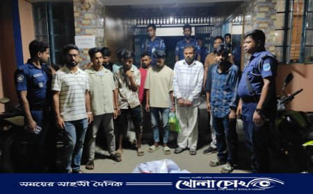 ফরিদপুরে আওয়ামী লীগের ব্যানারে মিছিলের চেষ্টায় বিএনপি নেতার ছেলেসহ আটক ৮