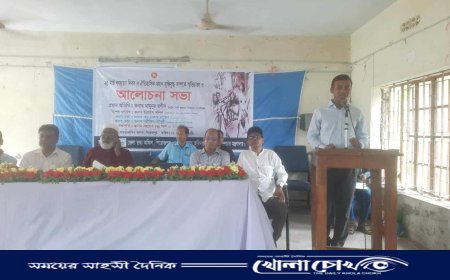 পিরোজপুরে গণহত্যা দিবস ও মহান মুক্তিযুদ্ধ নিয়ে আলোচনা সভা