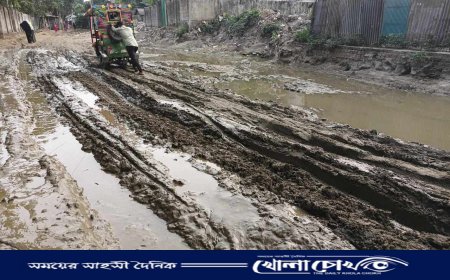 নবীনগর-আশুগঞ্জ সড়কের বেহাল দশা চরম দুর্ভোগে উত্তরাঞ্চলের হাজারো মানুষ