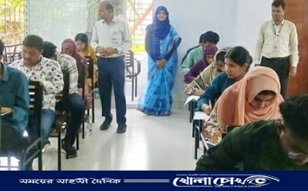 পিরোজপুর বিজ্ঞান ও প্রযুক্তি বিশ্ববিদ্যালয়ে প্রথমবারের মতো জিএসটি ভর্তি পরীক্ষা সম্পন্ন