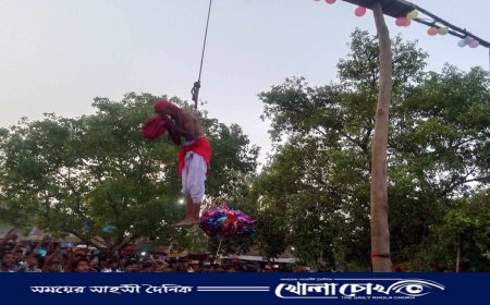 মাধাইমুড়িতে শতবর্ষী চরক পূজা ও মেলা অনুষ্ঠিত