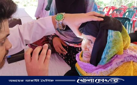 বাংলাদেশ আই ট্রাস্ট হসপিটাল এর উদ্যোগে হামিরদী ইউনিয়নে ফ্রি চক্ষু ক্যাম্প অনুষ্ঠিত