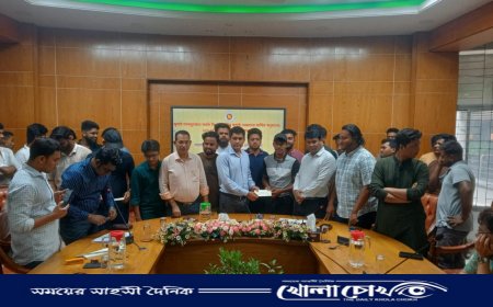 ফরিদপুরে জুলাই গণঅভ্যুত্থানে আহতদের আর্থিক অনুদান বিতরণ