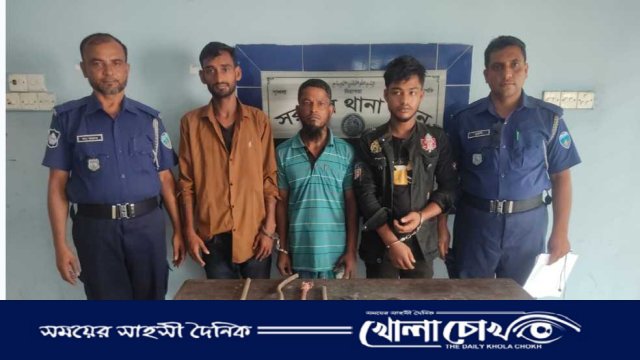 সরাইলে ডাকাতির প্রস্তুতিকালে গ্রেপ্তার ৩