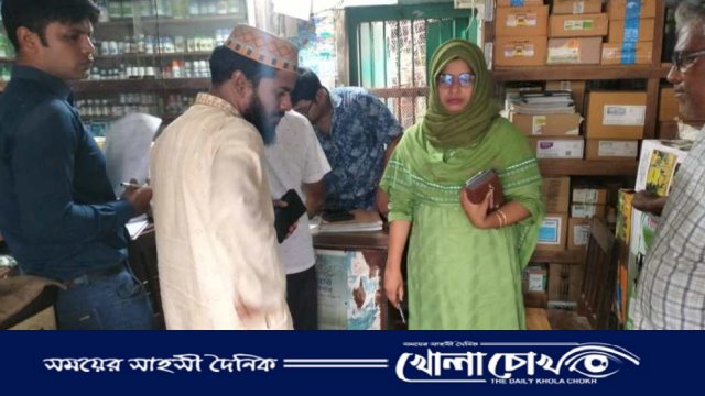 খোকসায় ভেজাল কীটনাশক বিক্রির দায়ে মোবাইল কোর্টের জরিমানা
