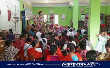 ওয়াগ্গা-সাপছড়ি বৌদ্ধ বিহারে নবনির্মিত বুদ্ধমূর্তি উৎসর্গ