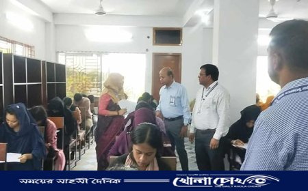 পিরোজপুর বিজ্ঞান ও প্রযুক্তি বিশ্ববিদ্যালয়ে ‘বি’ ইউনিটের ভর্তি পরীক্ষা অনুষ্ঠিত