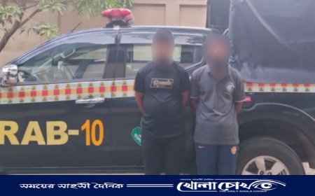 ফরিদপুরে গাঁজাসহ দুই মাদক ব্যবসায়ী গ্রেফতার